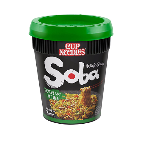 Soba Noodles Τεριγιάκι σε cup Nissin: Γευσιγνωσία Ασίας σε Κάθε Μπουκιά!